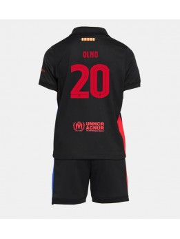 Detské Futbalové oblečenie Barcelona Dani Olmo #20 2024-25 Krátky Rukáv - Preč (+ trenírky)